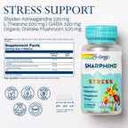 SOLARAY SharpMind Stress Relief Nootropic - 30 Vegetarian Capsules - image 2