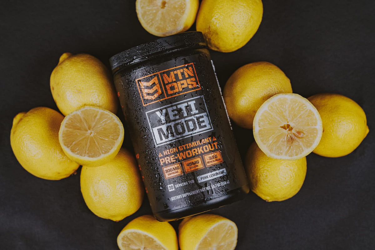 MTN OPS Yeti Mode Pre-Workout Powder - Explosive High-Stimulant