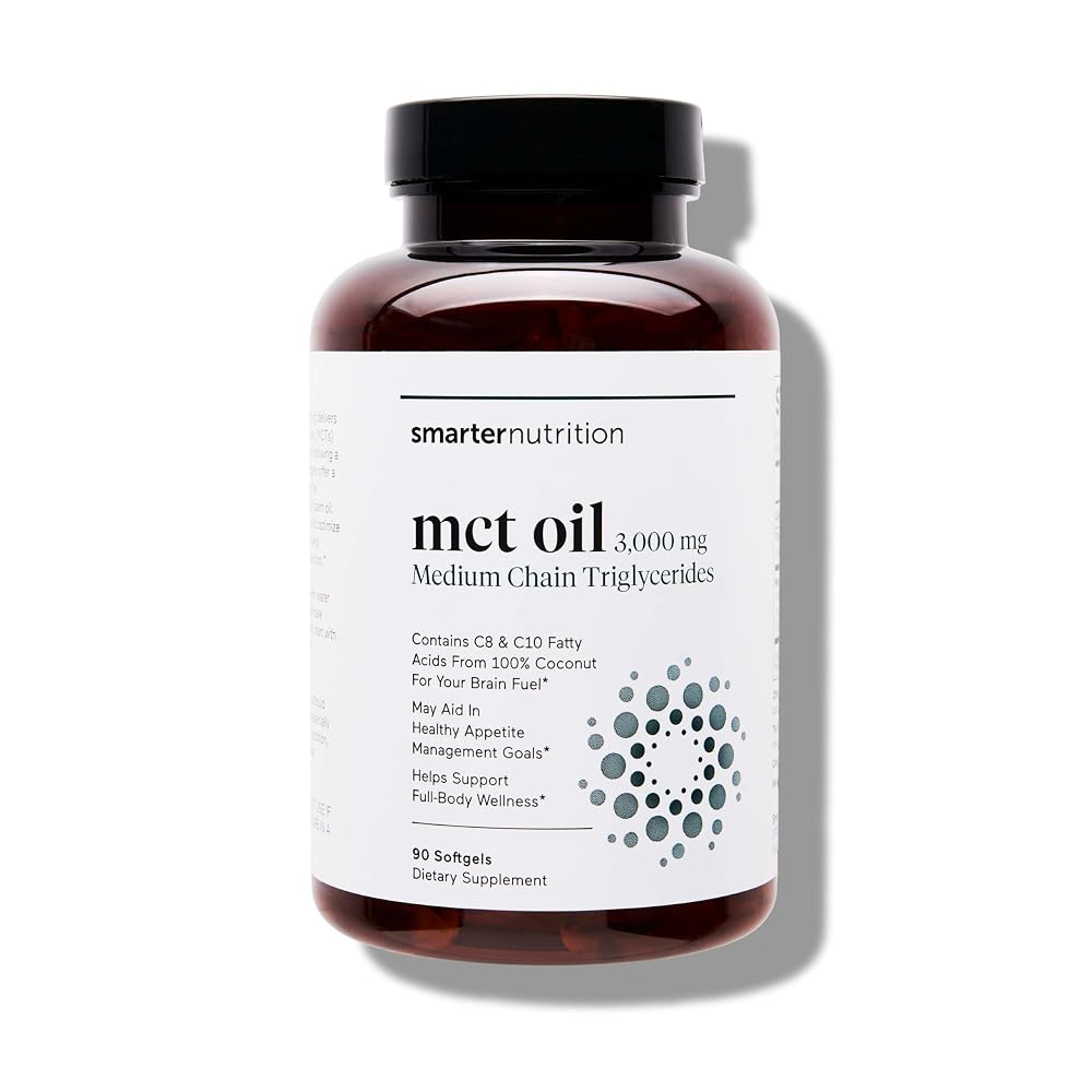 SMARTERNUTRITION MCT Oil Softgels C8 & C10 - 90 Softgels