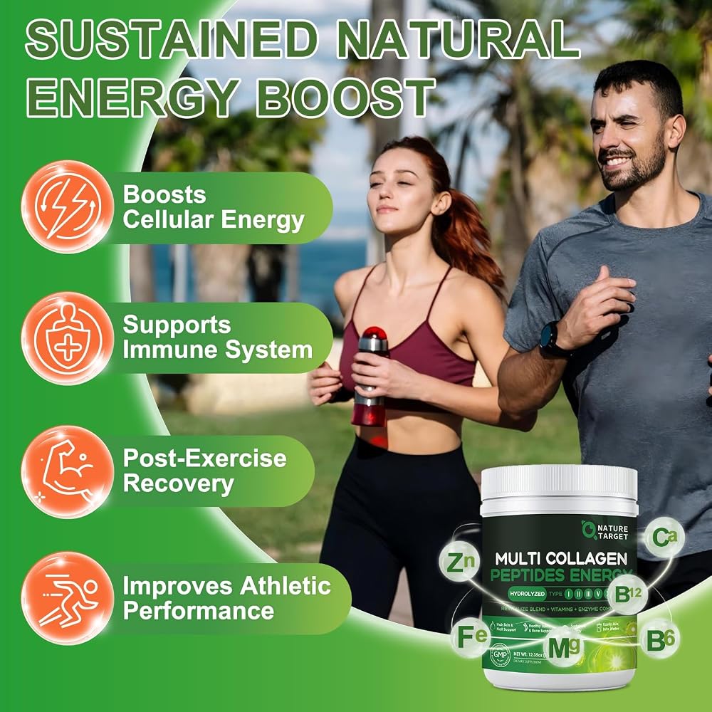 Nature Target Multi Collagen Peptides 8600 mg - 35 Servings - image 6