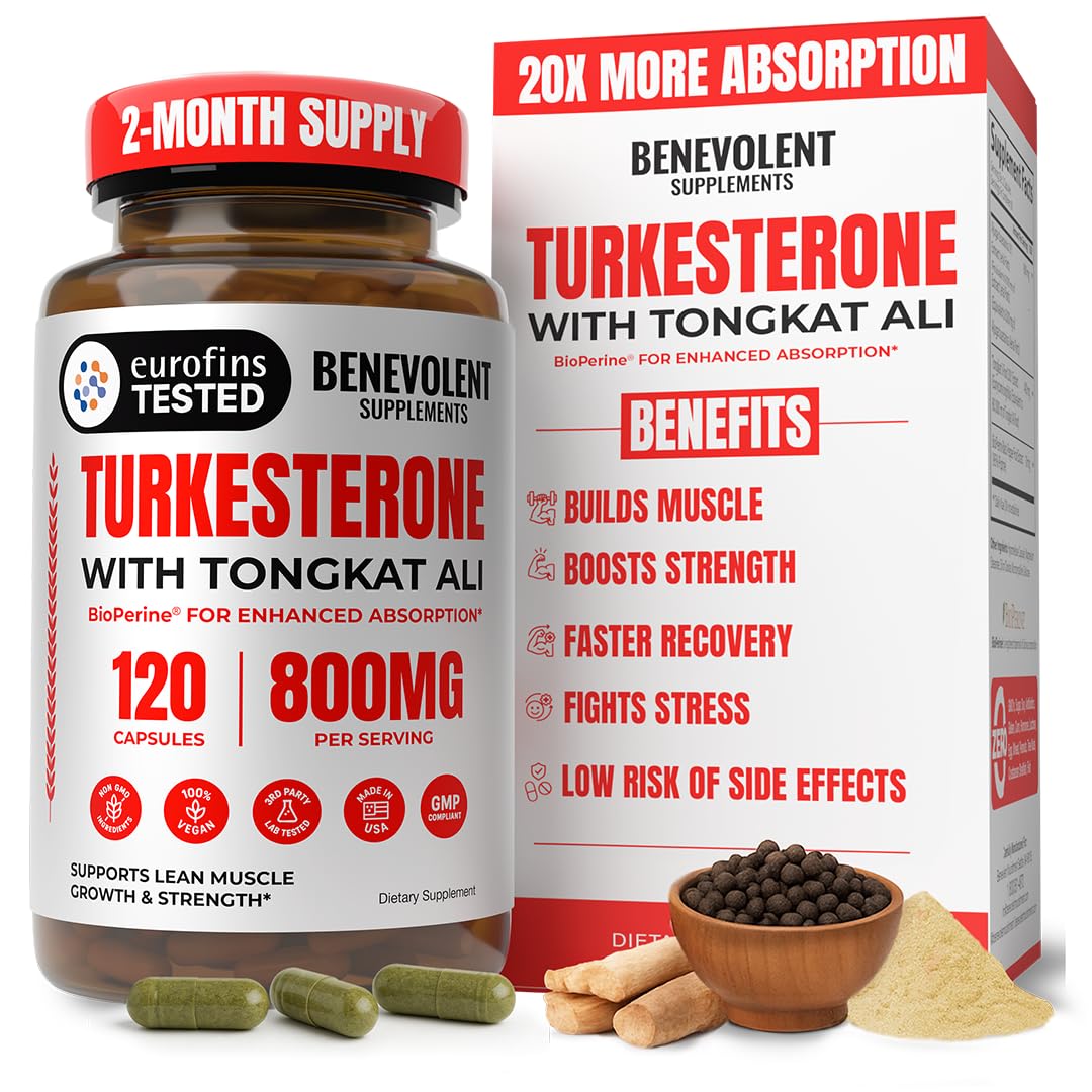 Benevolent Nourishment Turkesterone & Tongkat Ali Testosterone Supplement