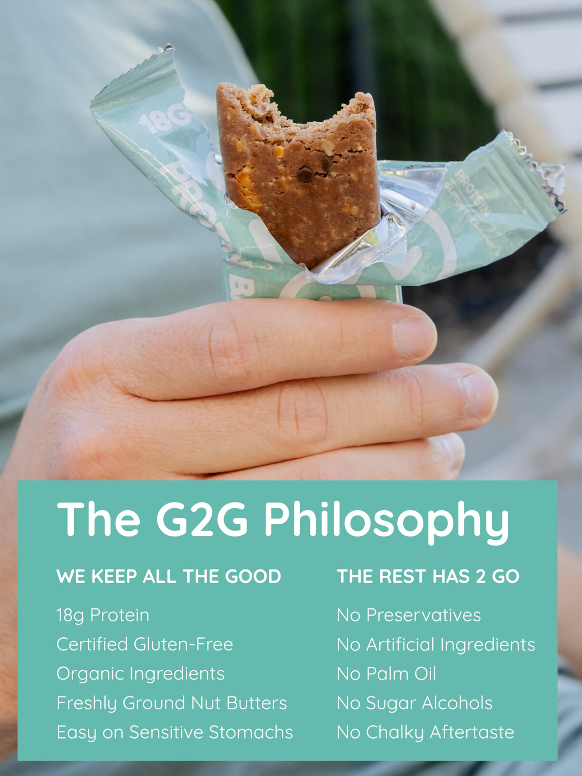 G2G Protein Bar Peanut Butter Chocolate Chip - 8 Count - image 5