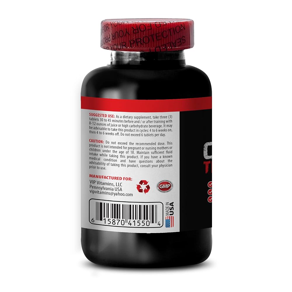VIP Vitamins Creatine Tri-Phase for Muscle Gain - 90 Tablets - image 3