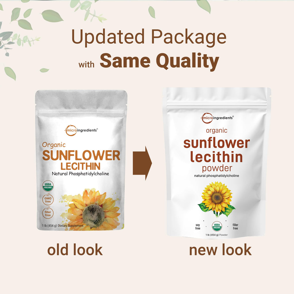 Micro Ingredients Organic Sunflower Lecithin Powder - 1 Pound - image 3