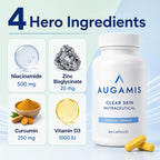 Augamis Hormonal Acne Treatment for Women - No DIM - (60 Capsules