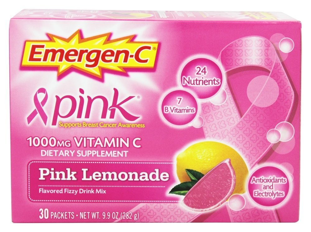 Emergen-C Pink Lemonade Vitamin C Drink Mix - 30 Packets