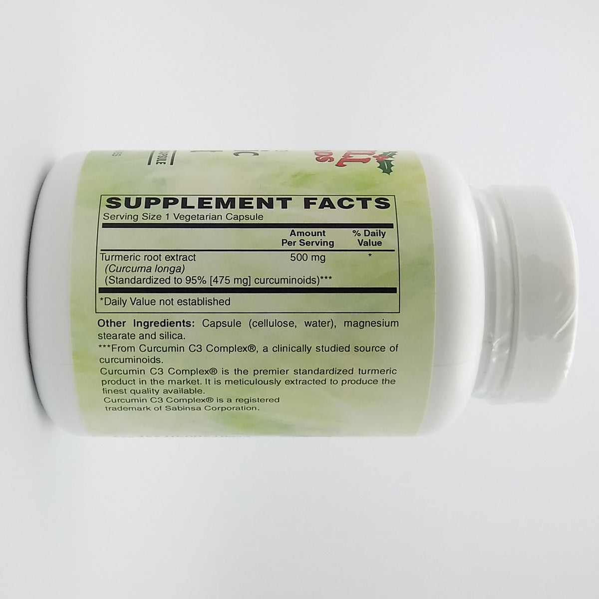 Holly Hill Health Foods Standardized Turmeric Extract - 120 Vegetarian Capsules - image 2