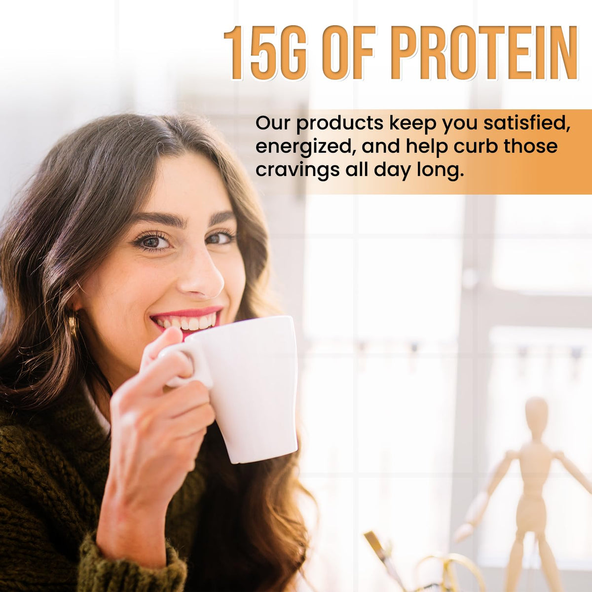 ProtiWise Cappuccino High Protein Diet Drink Mix - 7 Pack - image 3