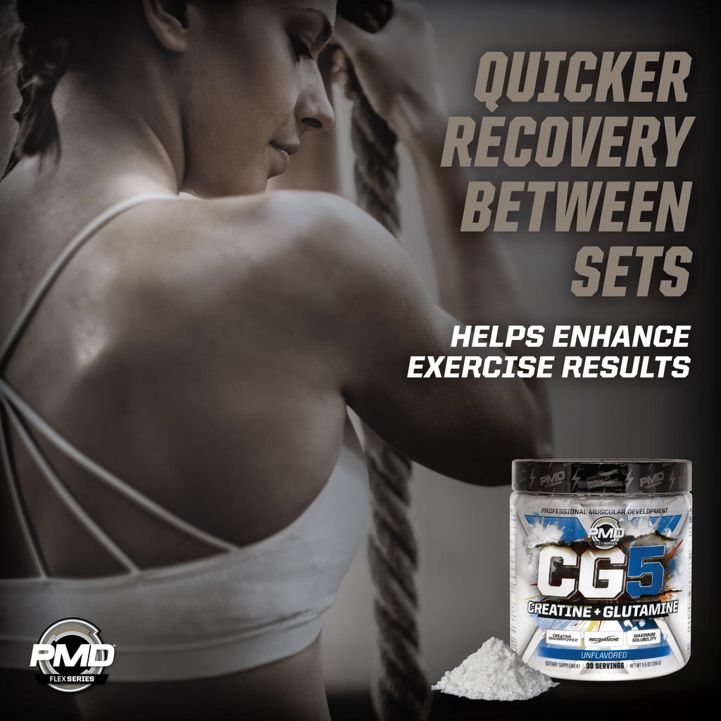 PMD Sports CG5 Creatine & L-Glutamine Powder - 60 Servings - image 8