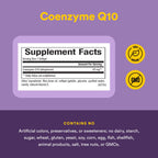 Natural Factors Coenzyme Q10 - Antioxidant Support Supplement