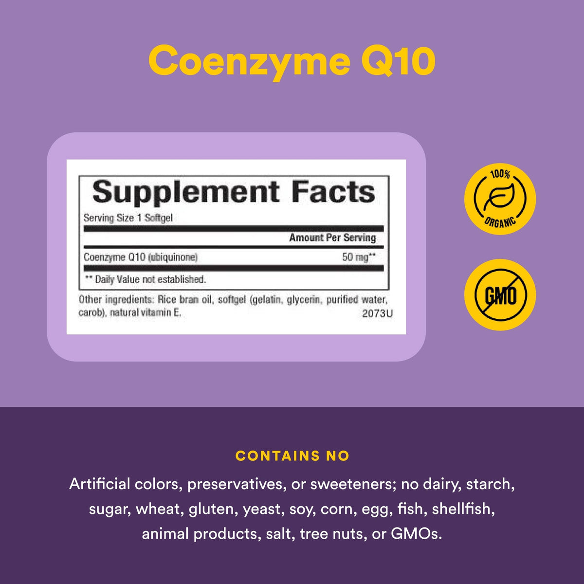 Natural Factors Coenzyme Q10 - Antioxidant Support Supplement