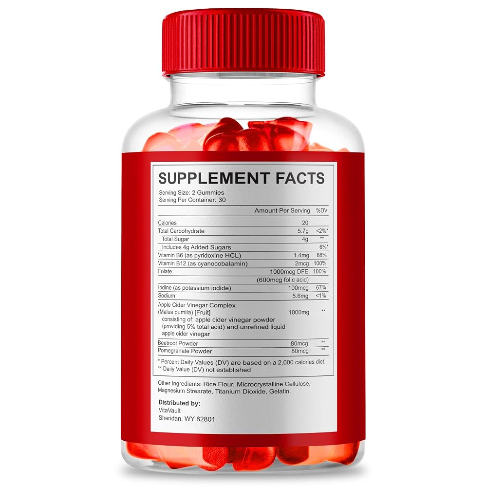 Vitavault Fitfive Keto ACV Gummies 1000mg - 180 Gummies - image 2