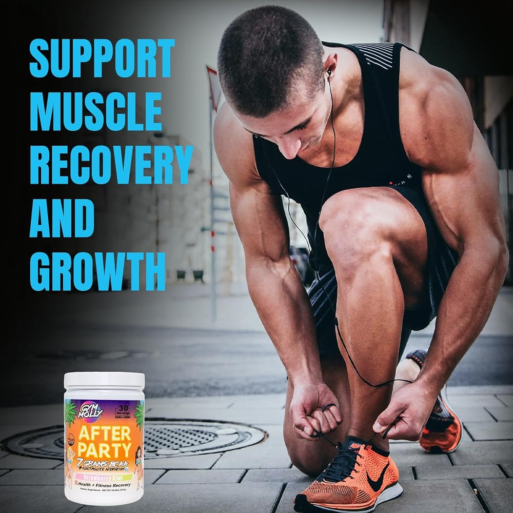 Gym Molly After Party Vegan BCAA Powder - 12.38 oz - image 4