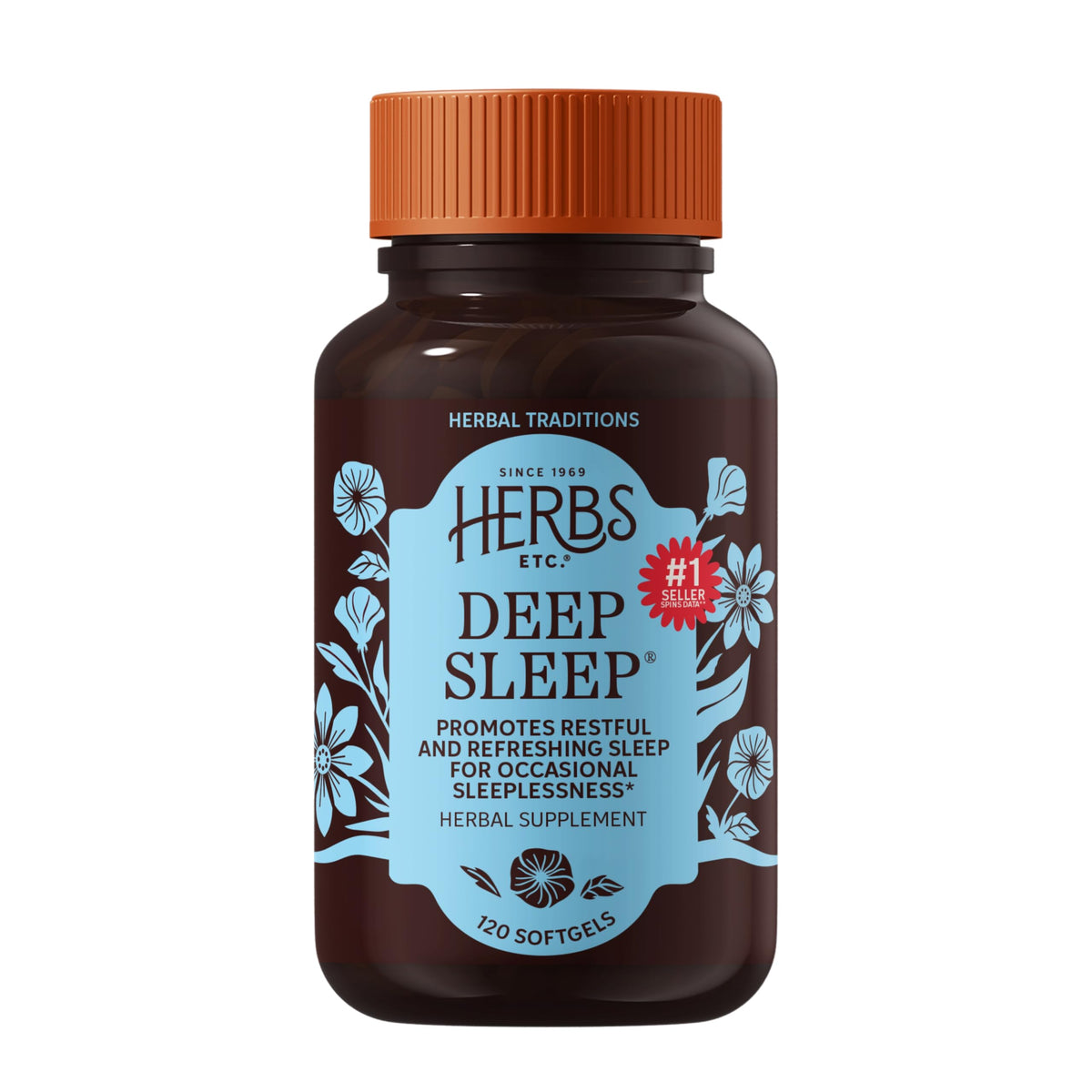 Herbs Etc. Deep Sleep Softgels - Herbal Sleep Support Supplement