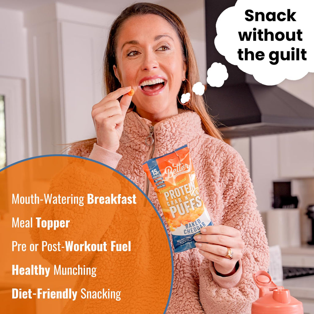 Better Than Good Savory Keto, Gluten-Free Protein Puffs 4 Pack