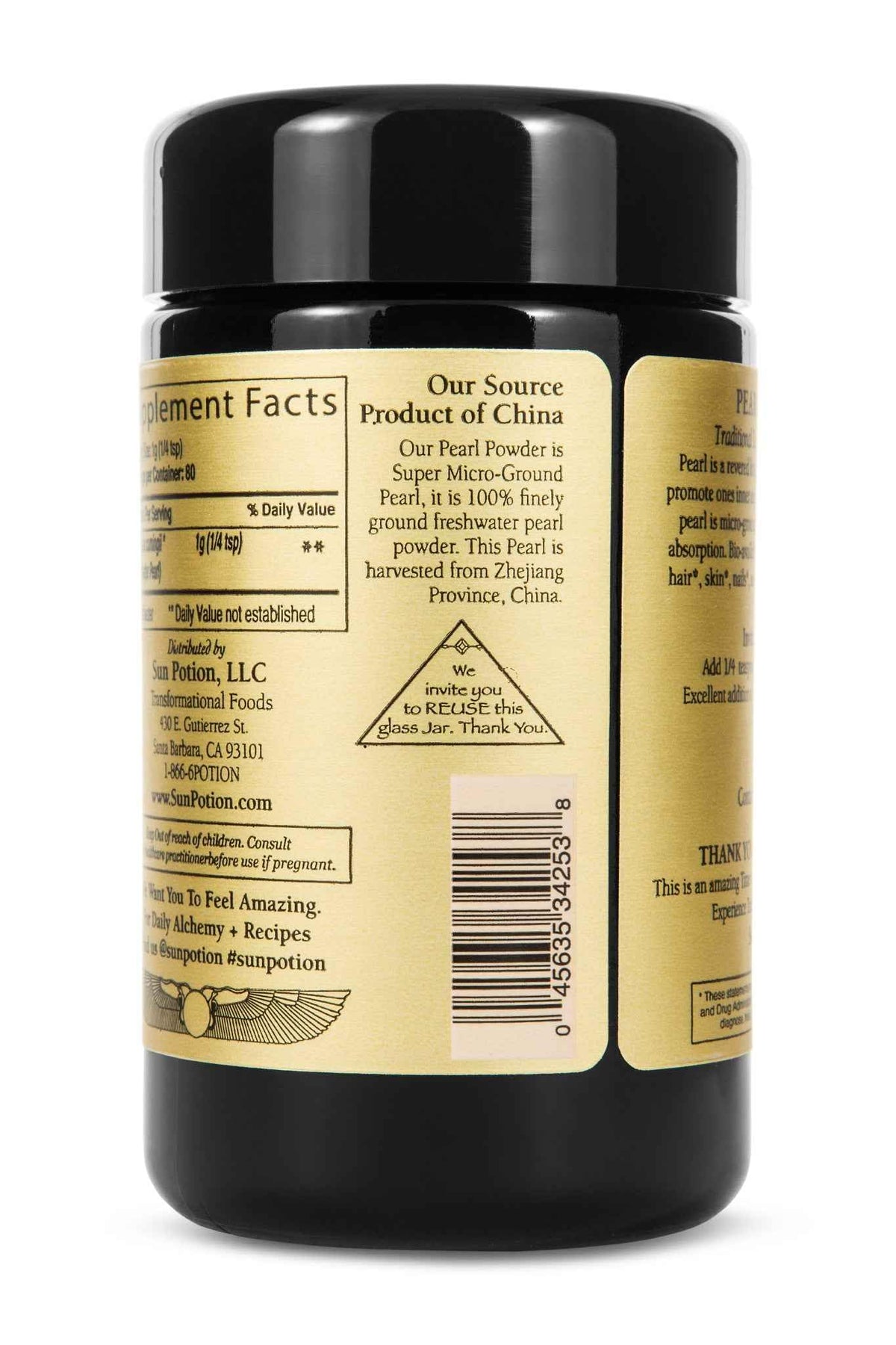 Sun Potion Pearl Powder Food-Grade Freshwater Beauty Tonic - 80g - image 4