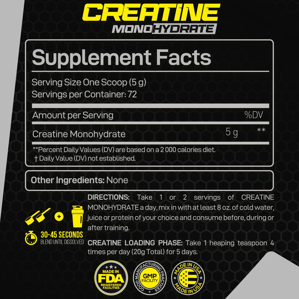 Forzagen Creatine Monohydrate Powder Unflavored - 72 Servings - image 2