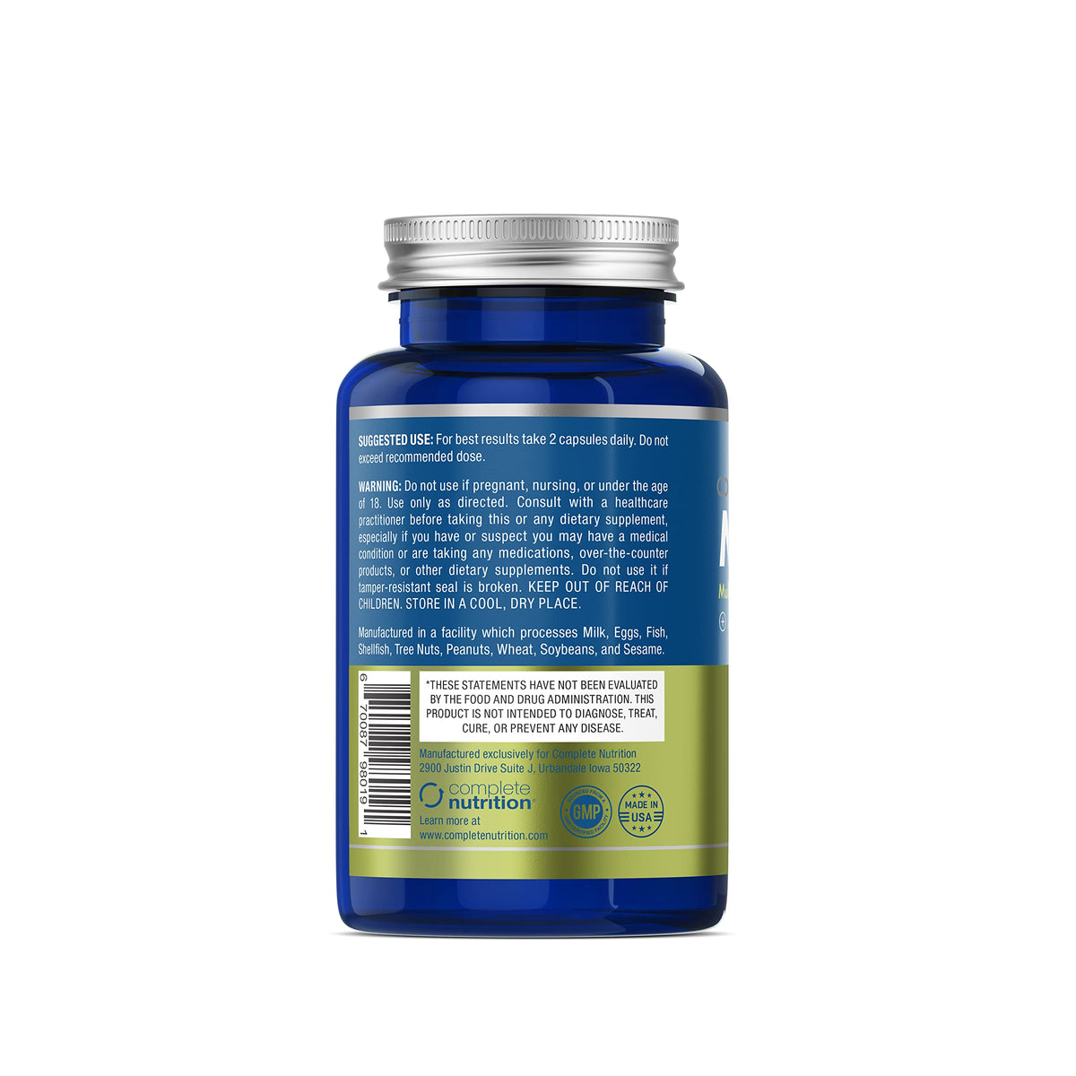Complete Nutrition Complete Man Multivitamin - 120 Capsules - image 3