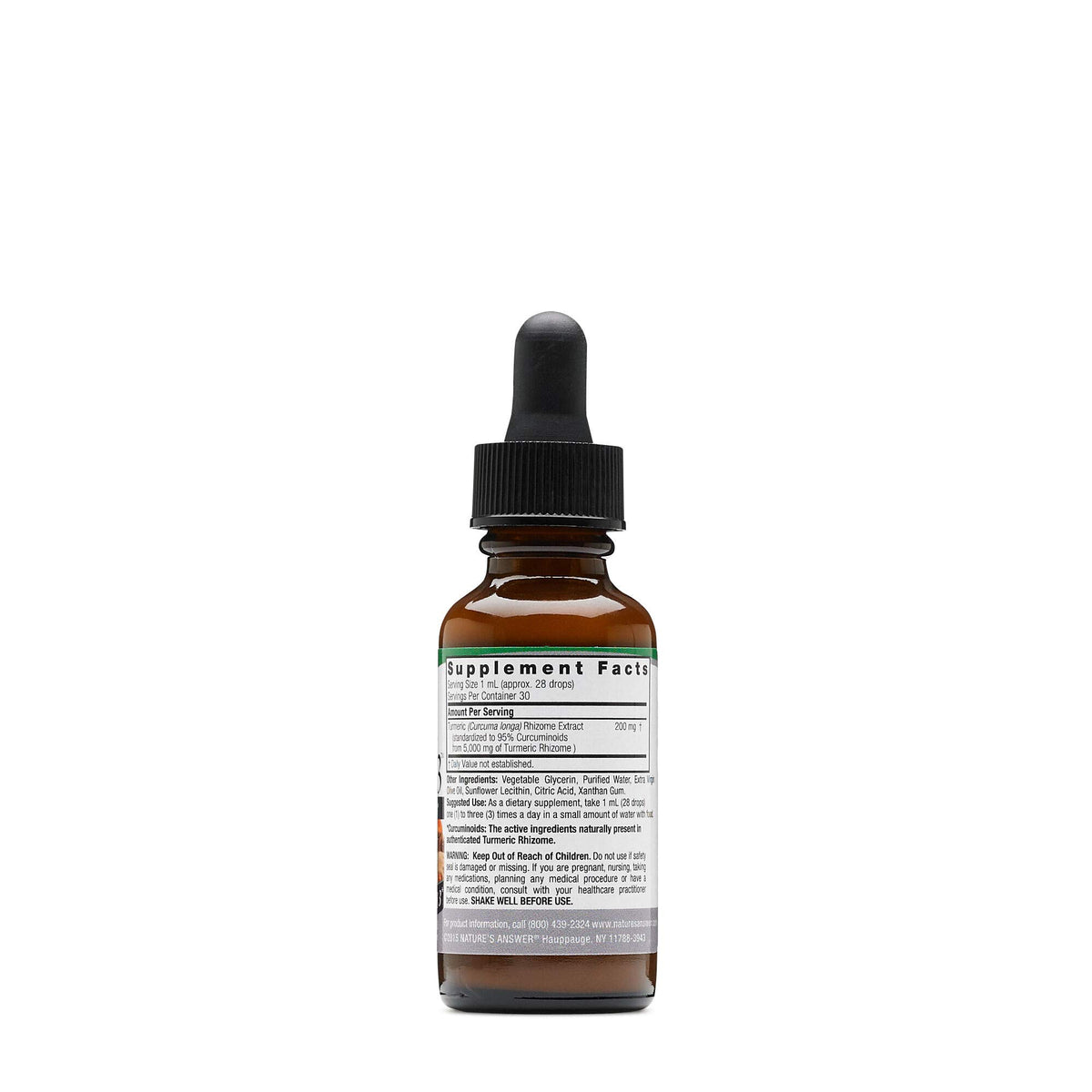 Nature's Answer Turmeric-3 Liquid Joint Support - 1 Fl Oz - image 2