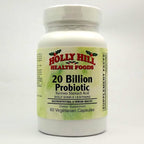 Holly Hill Health Foods 20 Billion CFU Probiotic - 60 Vegetarian Capsules