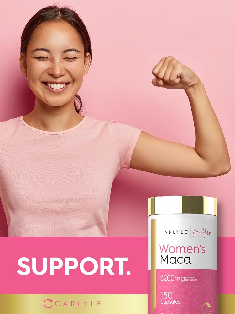 Carlyle Maca Root Capsules for Women - 150 Count - image 6