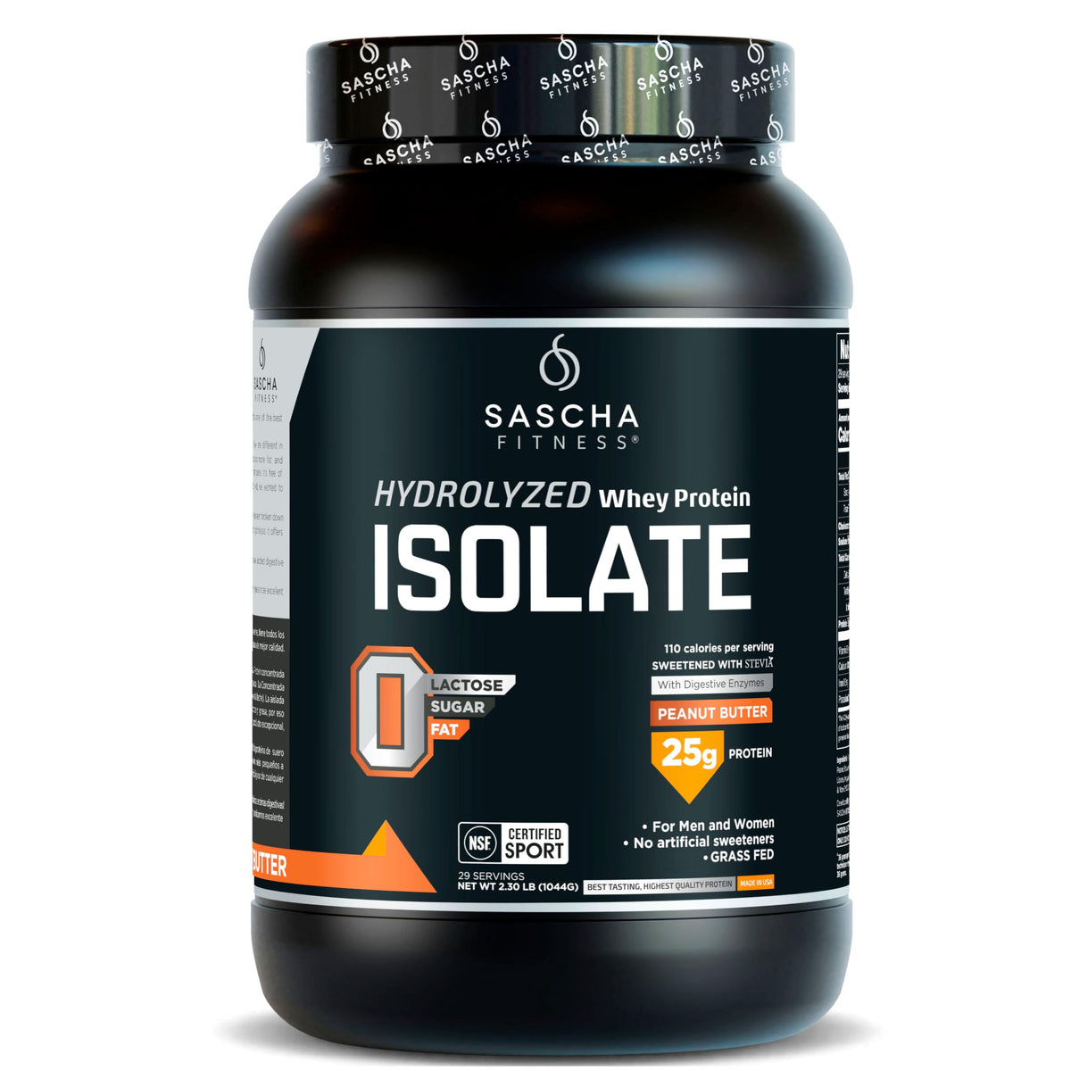SASCHA FITNESS Hydrolyzed Whey Protein Isolate