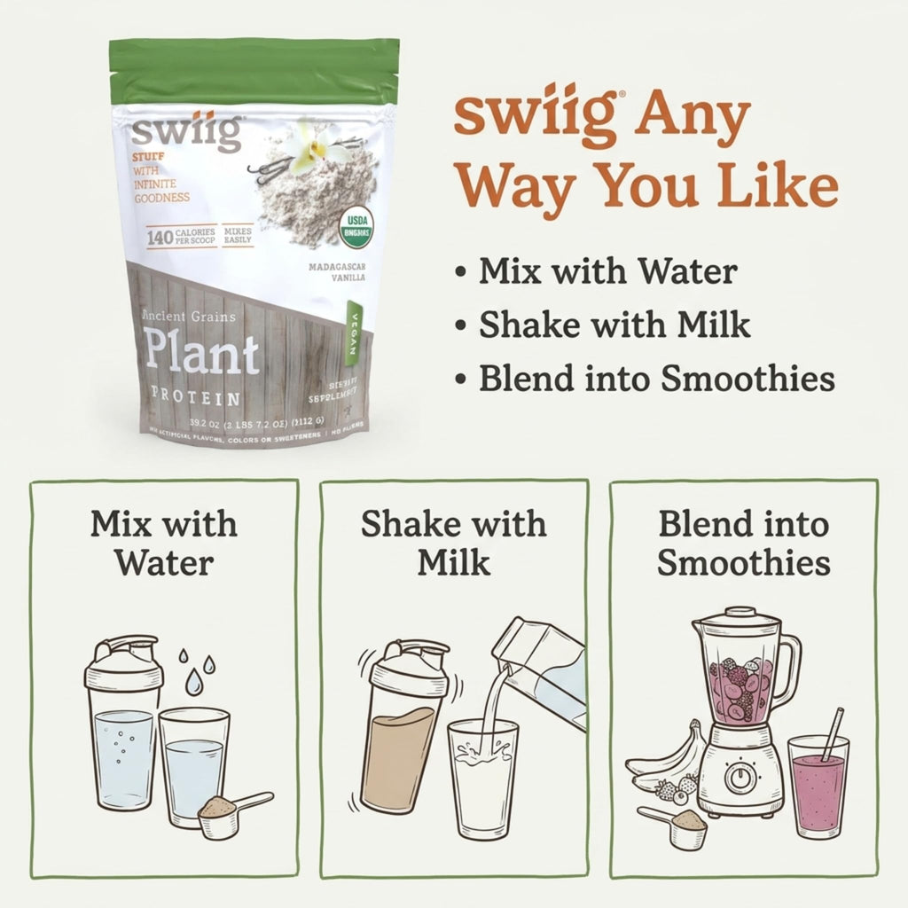 swiig Organic Ancient Grains, Plant Protein