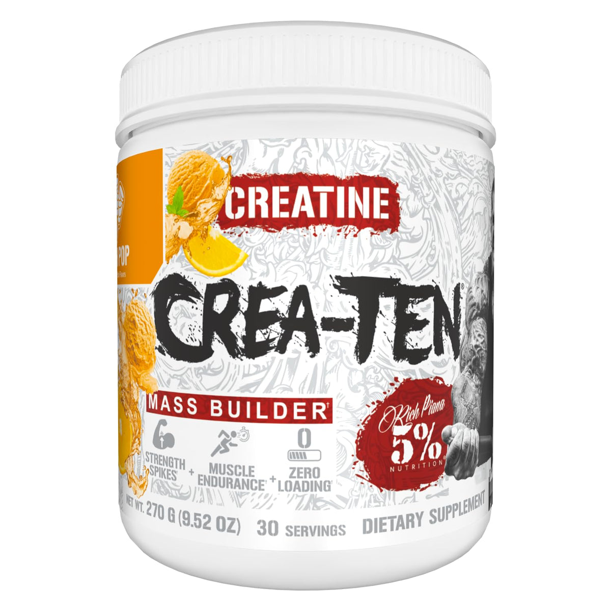 5% Nutrition CreaTEN - Flavored Creatine Powder Blend