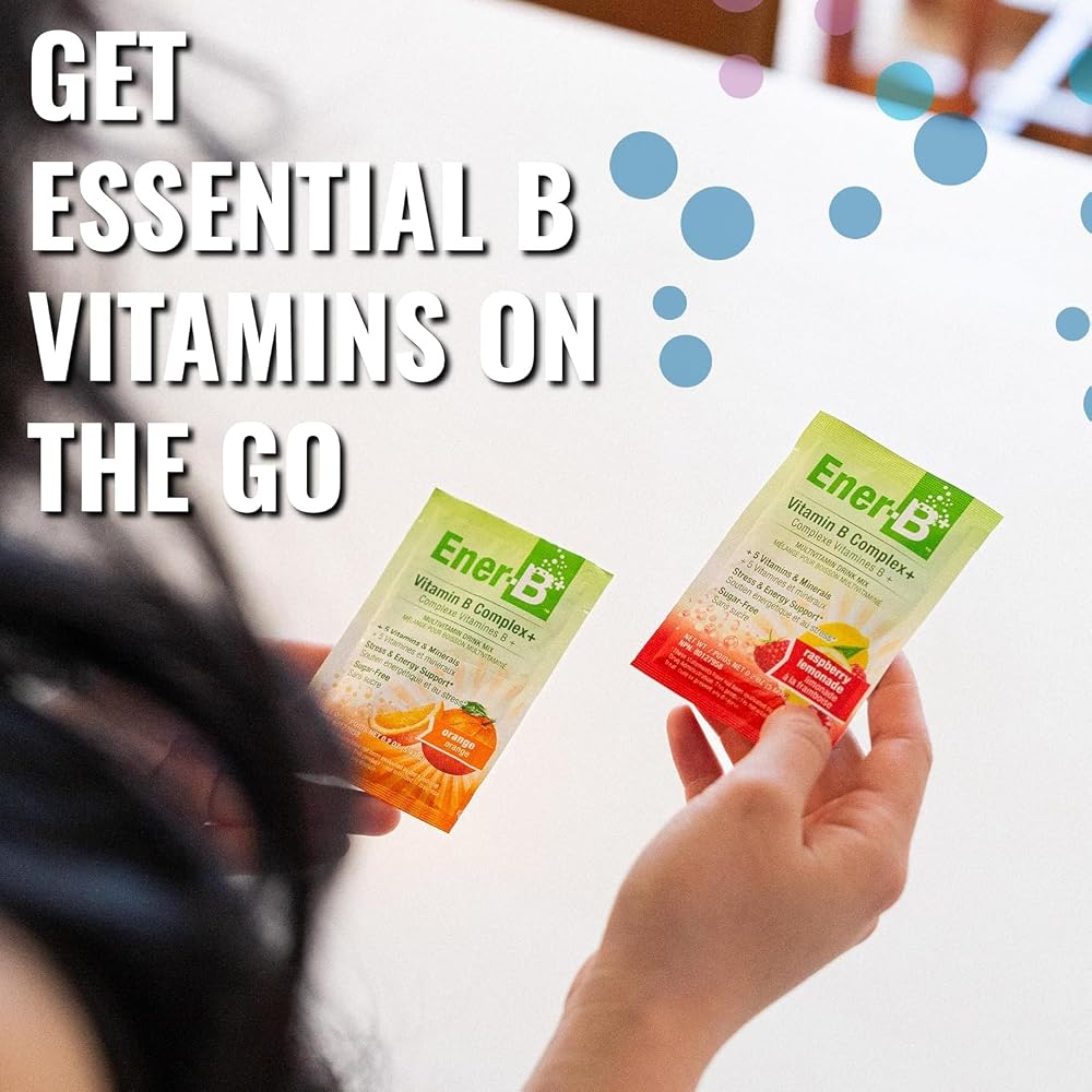 Ener-C Ener-B+ Sugar Free Multivitamin Drink Mix - Instant Vitamin