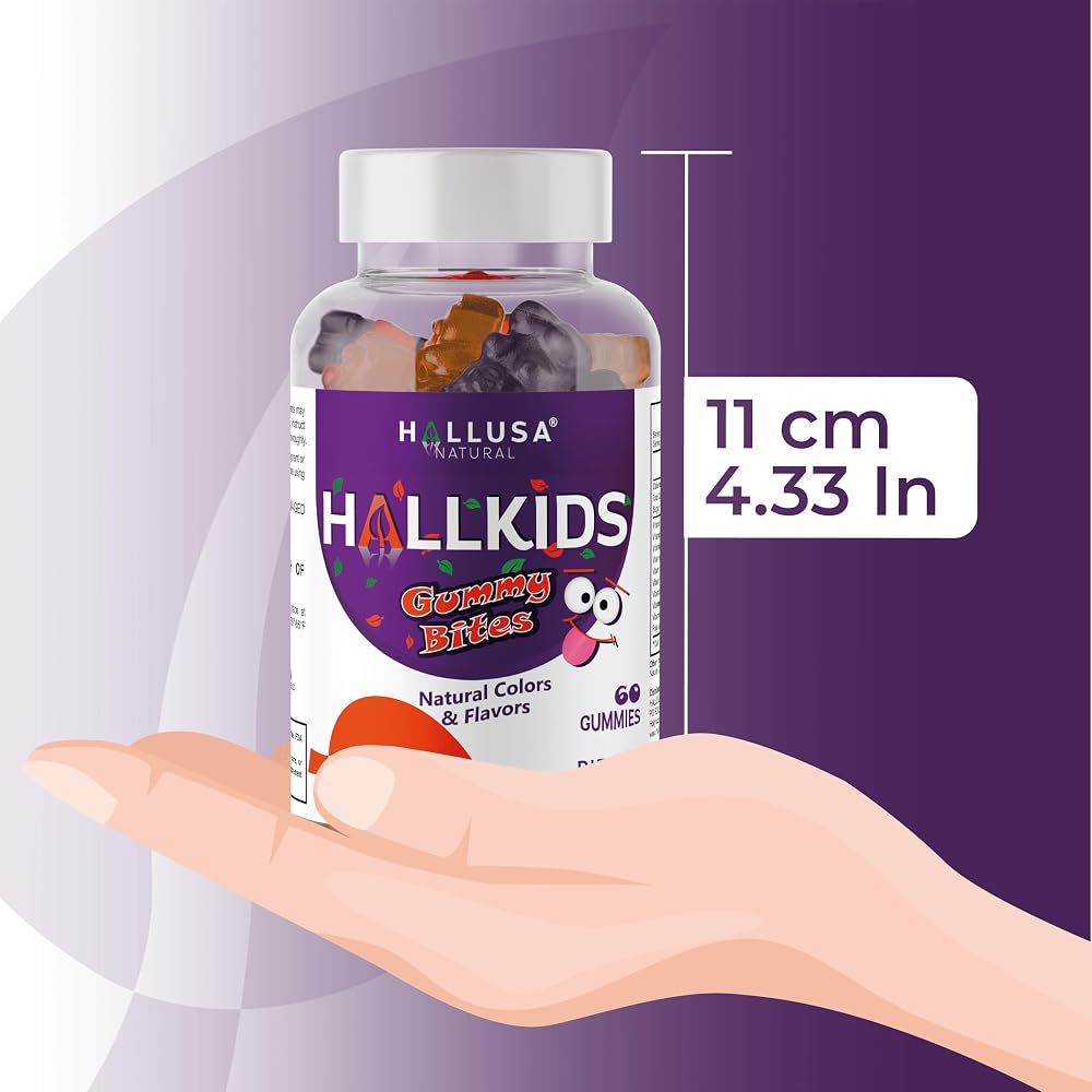 Hallusa Natural HallKids Multivitamin Gummies for Kids - 60 Gummies - image 9