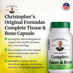 Christopher's Original Formulas Complete Tissue & Bone Formula - 300 Capsules - image 4