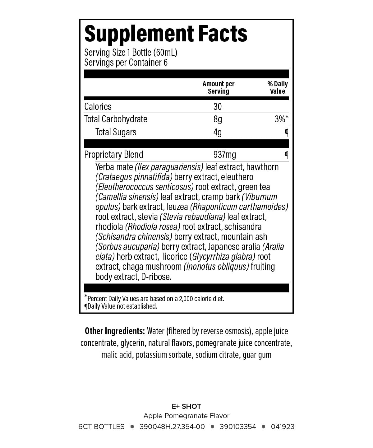 Isagenix E Plus Liquid Energy Shot Apple Pomegranate - 6 Pack - image 2