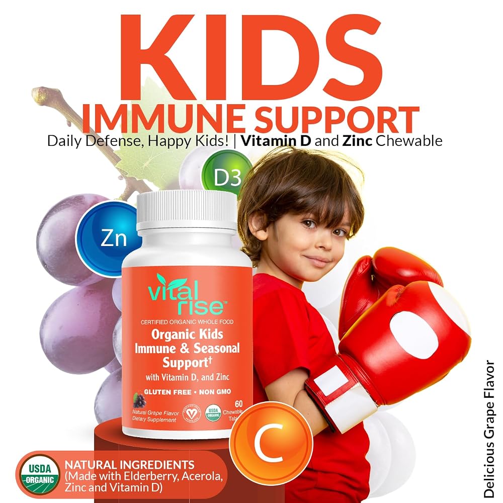 Vital Rise Kids Immune Support Chewables – 60 Count - image 7