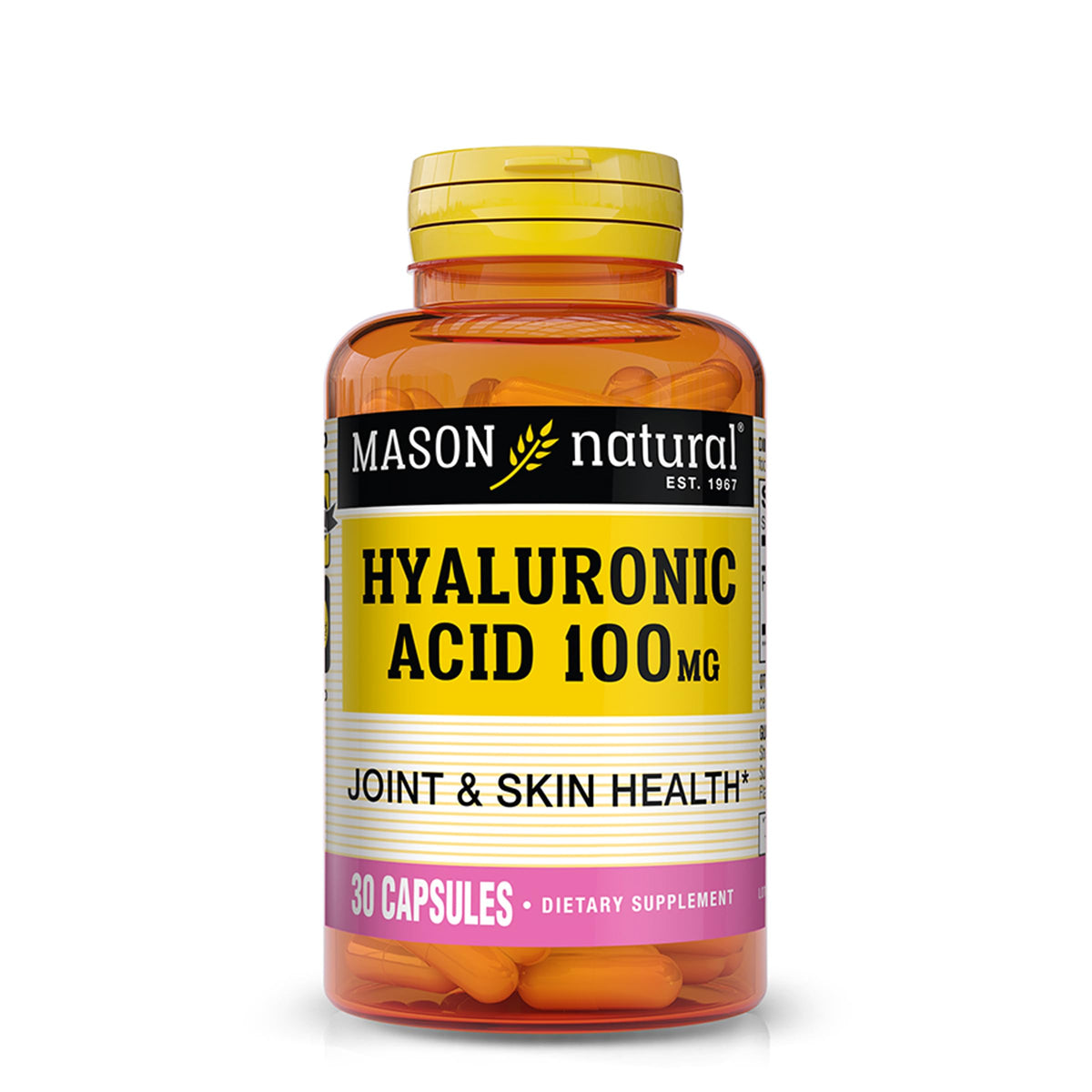 Mason Natural Hyaluronic Acid 100 mg Capsules - 30 Count