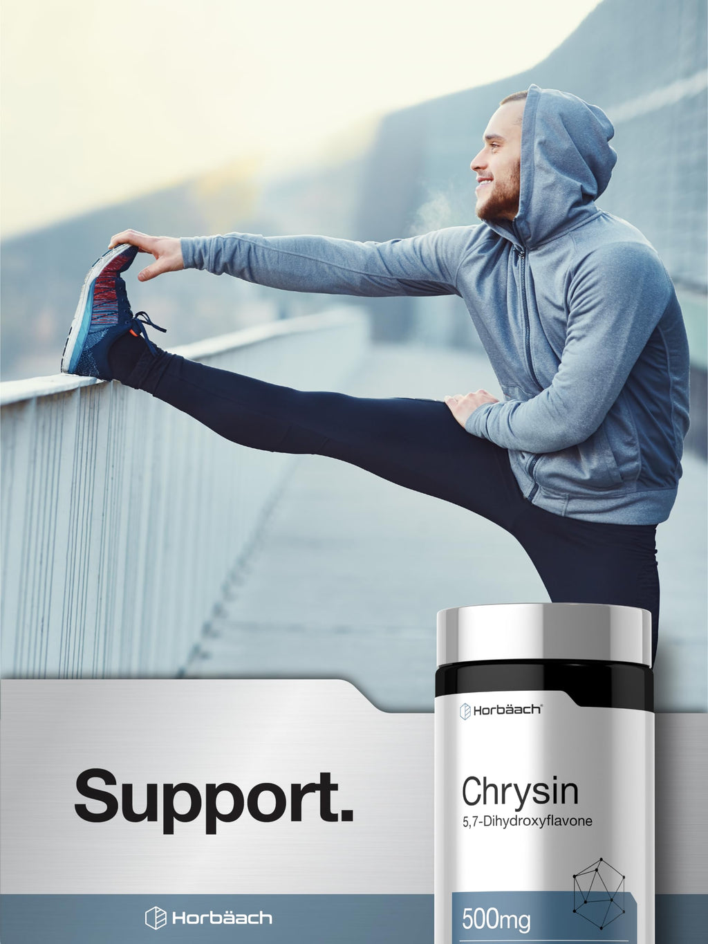 Horbäach Chrysin 500mg with Passion Flower - 60 Capsules - image 6