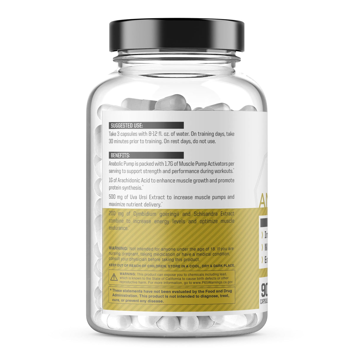 Anabolic Warfare Anabolic Pump Muscle Builder - 90 Capsules - image 2