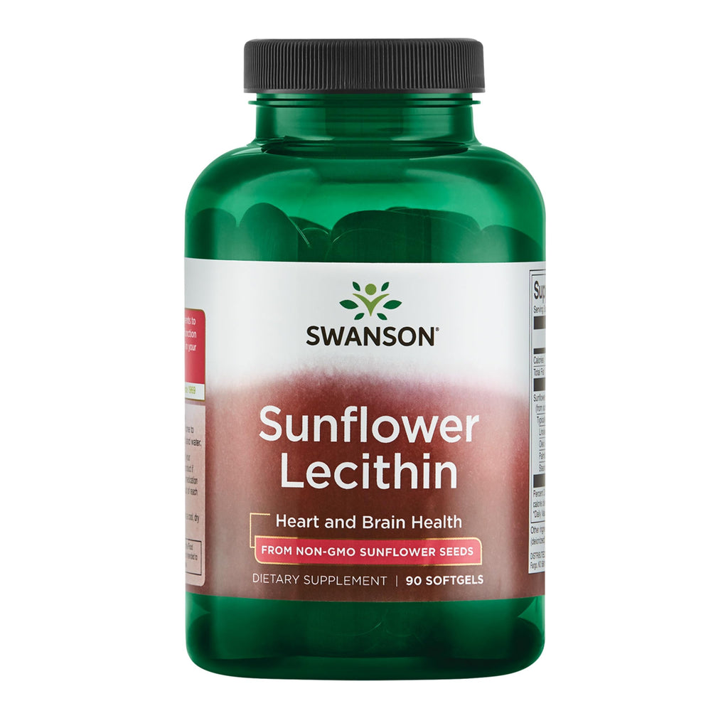Swanson Sunflower Lecithin 1,200 mg - 90 Softgels