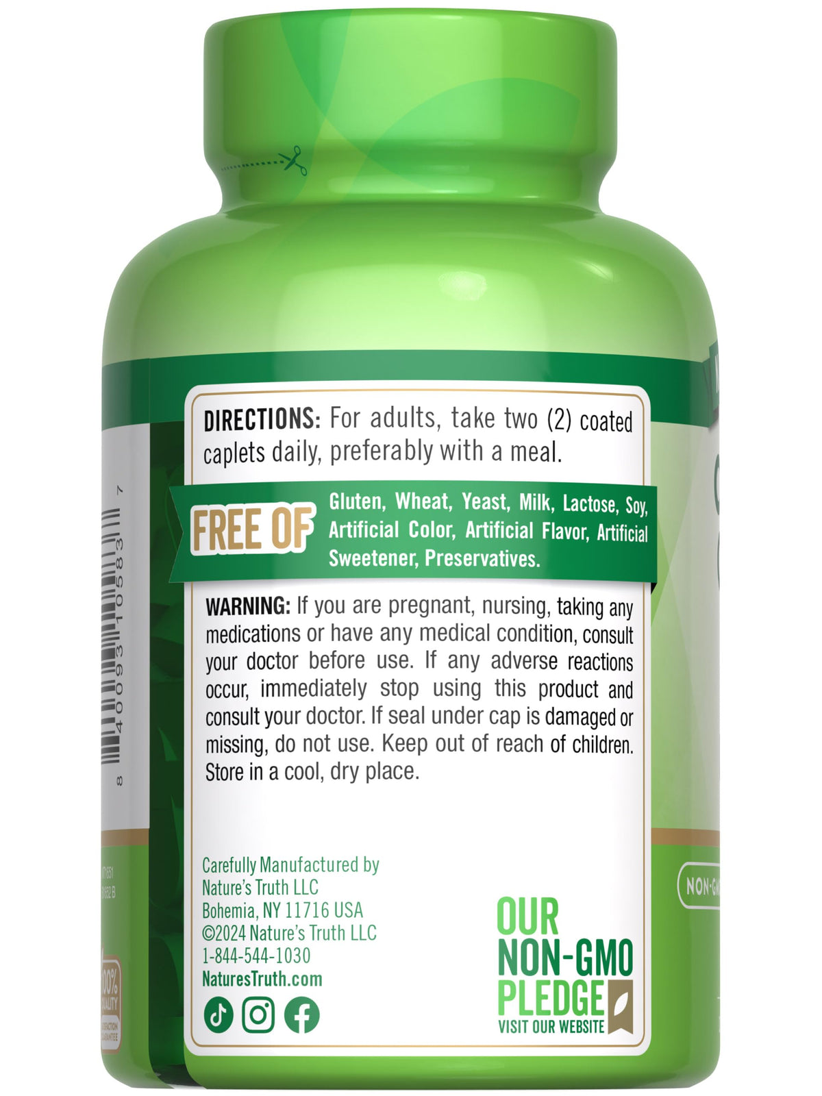Nature's Truth Calcium Citrate with Vitamin D3 - 100 Caplets - image 7