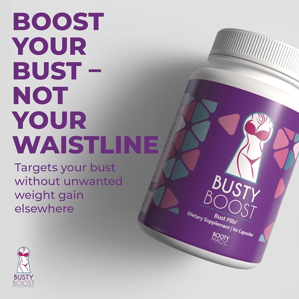 Booty Magic Busty Boost Breast Enhancement Pills - 60 Capsules - image 3