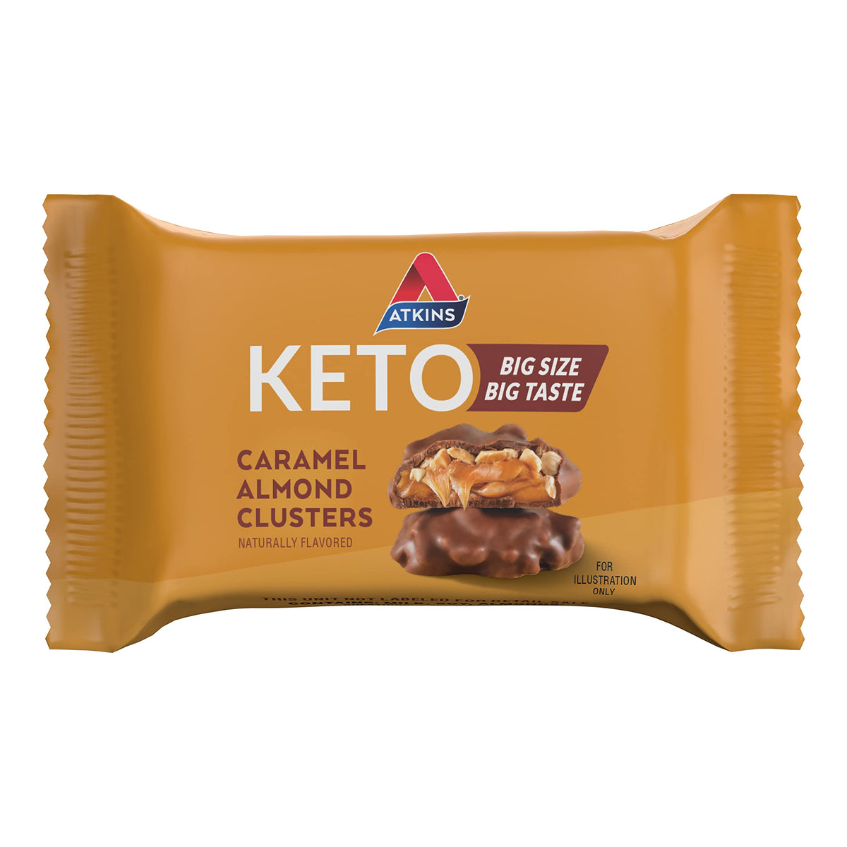 Atkins Caramel Almond Clusters Keto Nutrition Bar - 8 Count - image 4