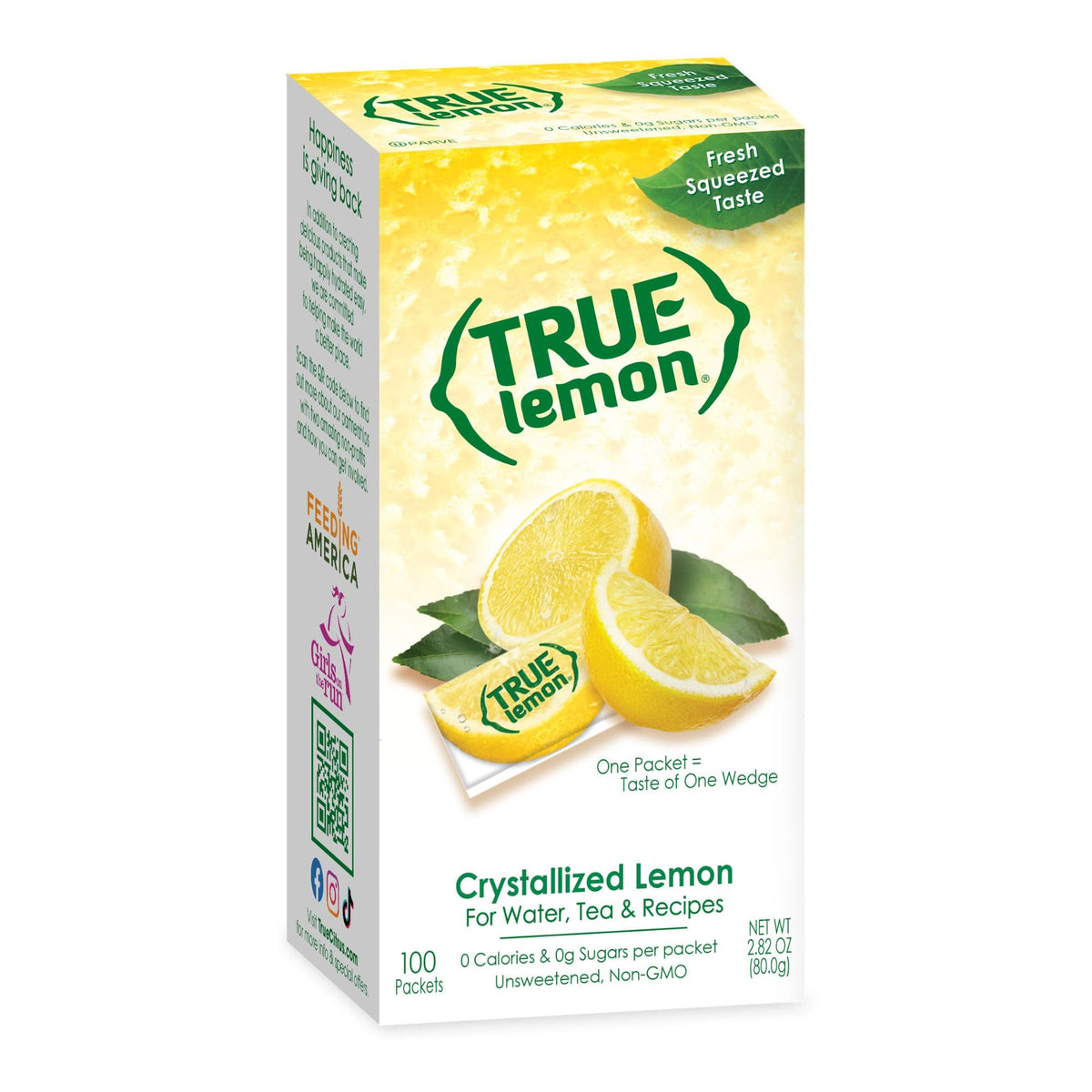True Lemon Water Enhancer Powder - 100 Packets