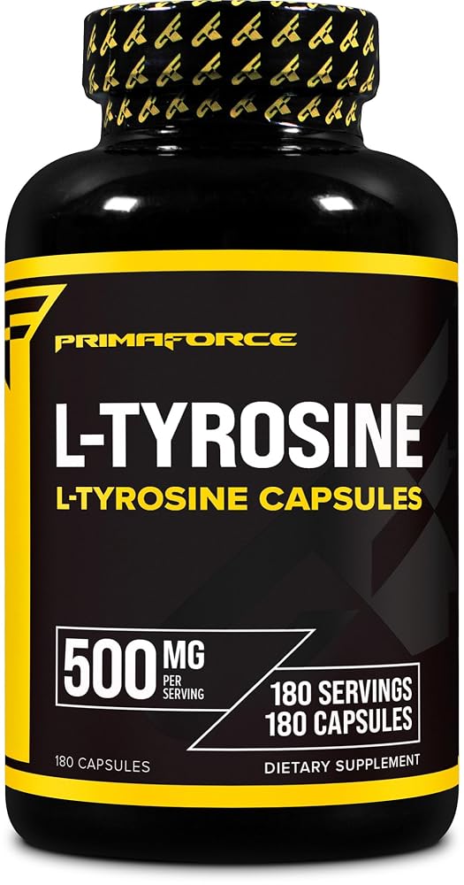 Primaforce L-Tyrosine 500 mg - 180 Capsules