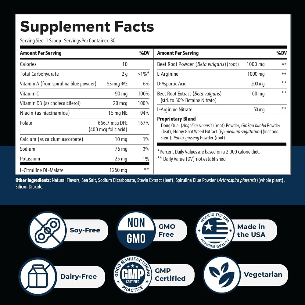 Nature’s NutriWave Nitric Boost Ultra Powder