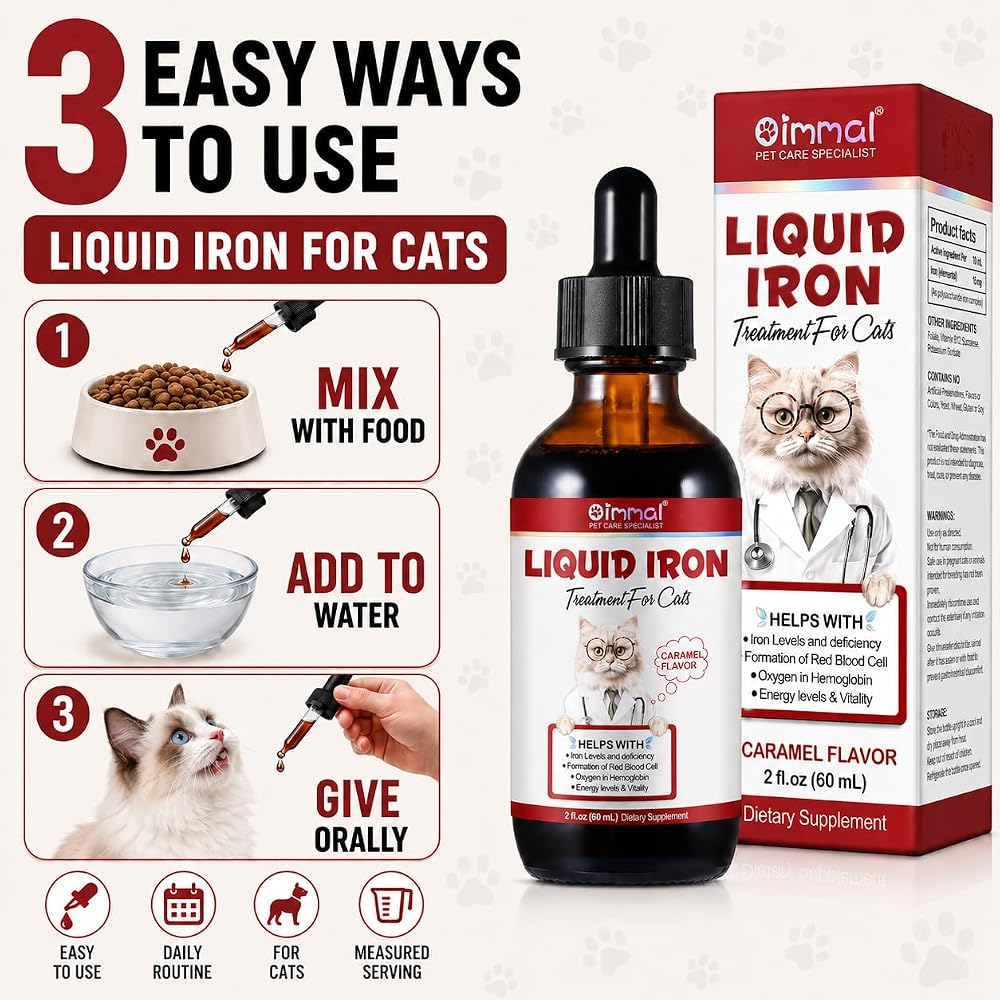Zenpaws Liquid Iron Supplement for Cats - 2 oz - image 5