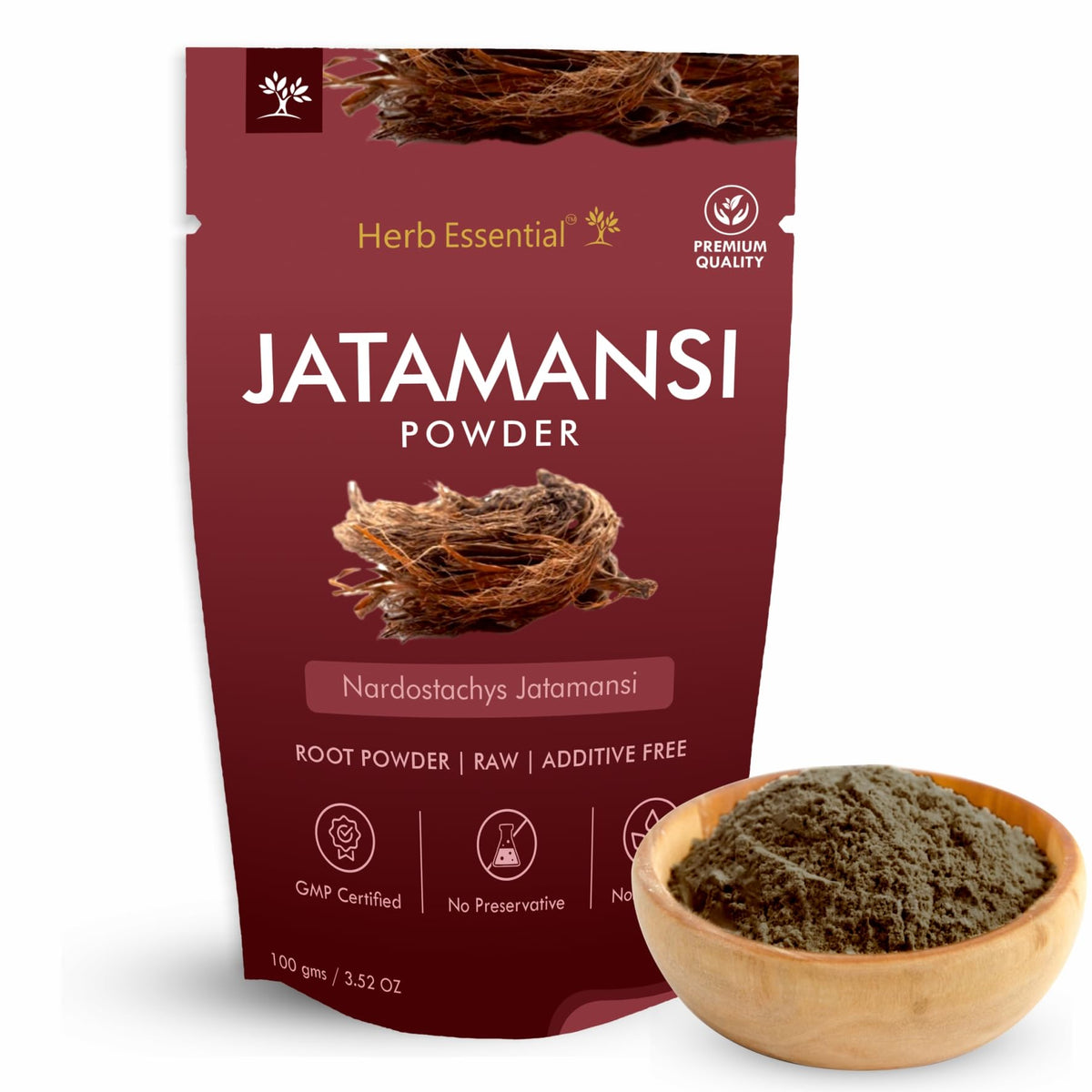 Herb Essential Jatamansi Root Powder for Hair Care - 100g