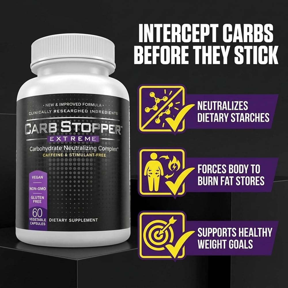 Carb Stopper Extreme White Kidney Bean Carb Blocker - 60 Capsules - image 8
