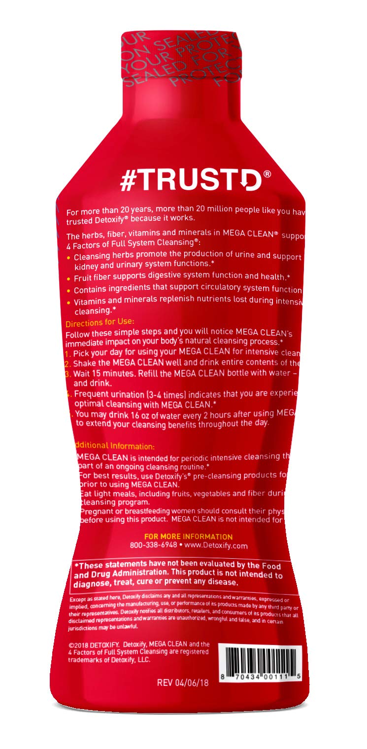 Detoxify Mega Clean Herbal Cleanse Tropical - 32 fl oz - image 3