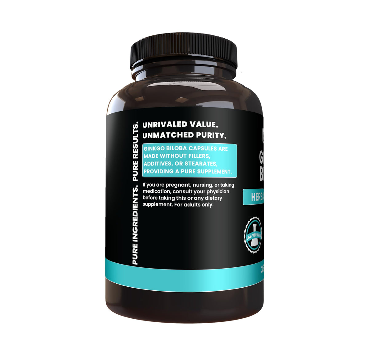 PURE ORIGINAL INGREDIENTS Ginkgo Biloba - 365 Capsules - image 3
