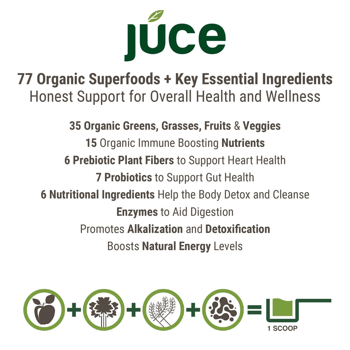 Terra Kai Organics Juice Greens Powder with Mushrooms, Apple - 8.82 oz - image 5