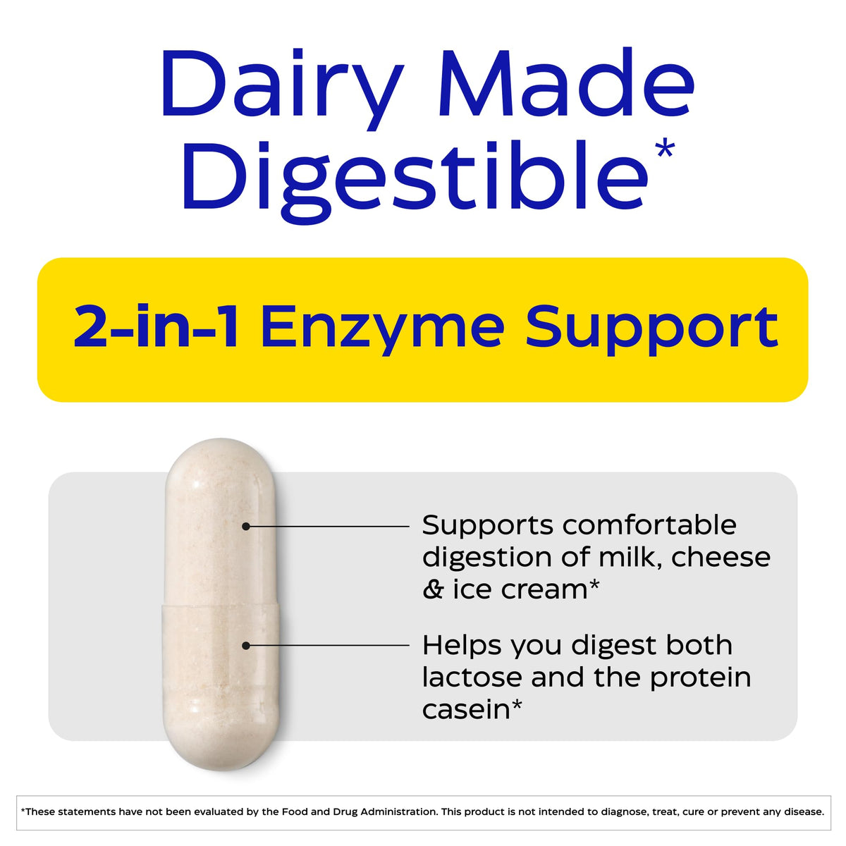 Enzymedica DailyAssist Digestive Enzymes for Dairy - 30 Capsules - image 2